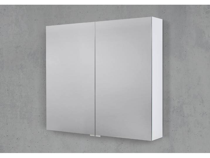 Spiegelschrank 80 cm 2 Türig ohne Beleuchtung