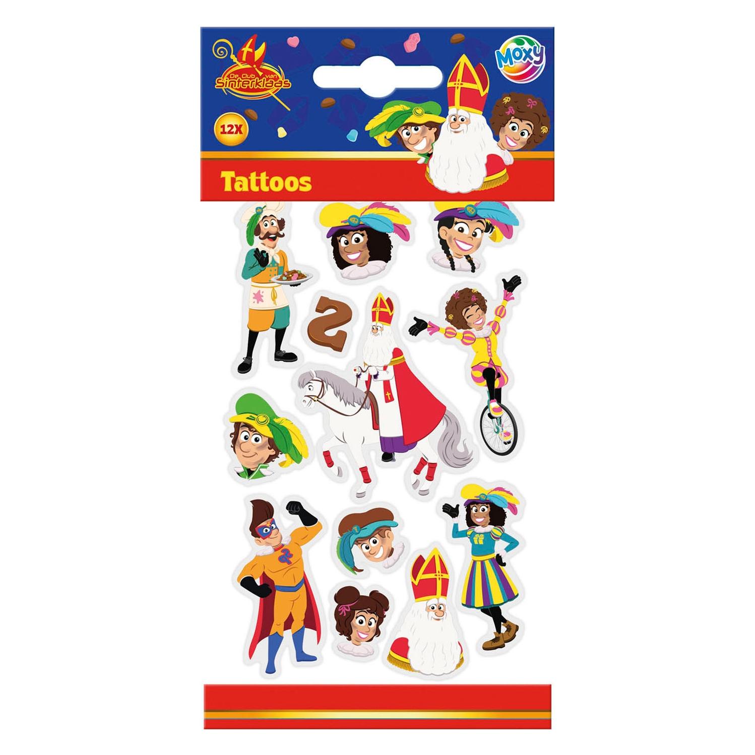 Grafix Club of Sinterklaas Tattoos - 20x10cm (78950452)