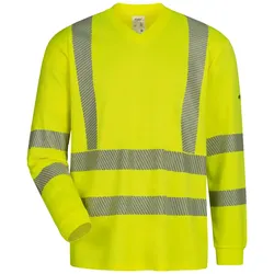 Warnschutz Langarmshirt UV-Schutznature - M - gelb