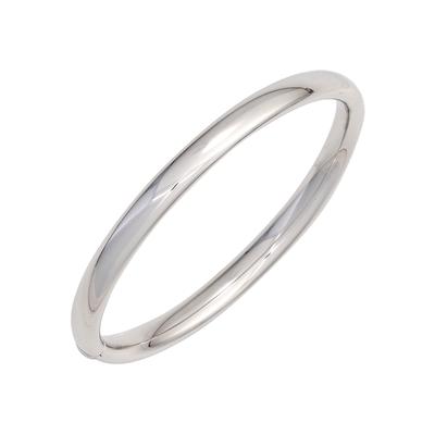 Armreif JOBO, silber (silber 925), Armbänder, Damen, Silber 925 (Sterlingsilber), Armreif, oval 925 Silber