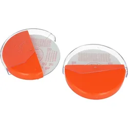 RNK Aufbewahrungsbox für Tachoscheiben 12,3cm orange