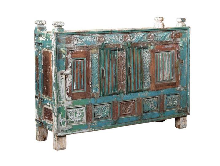 daslagerhaus living Sideboard Sideboard Vintage türkis