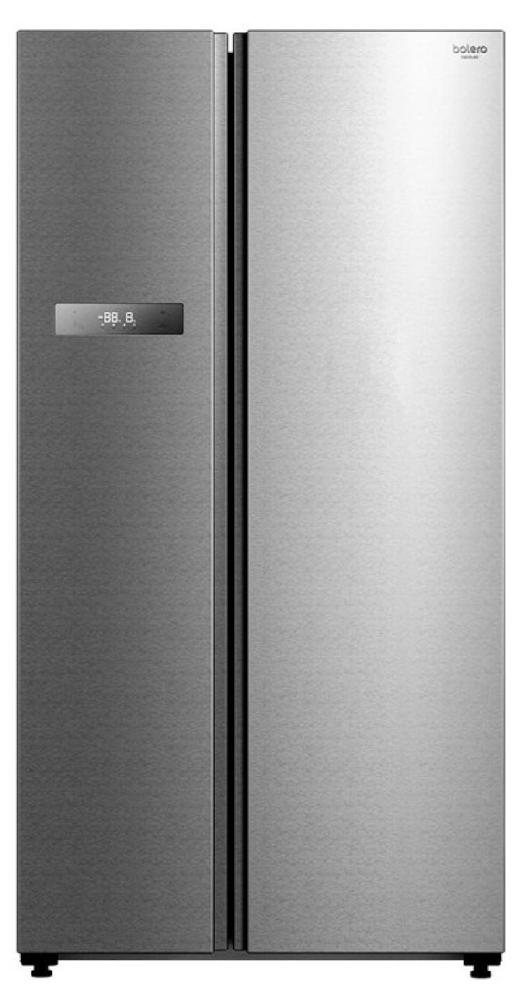 Cecotec 02389, Freistehend, Amerikanische Tür, Silber, Berührung, LED, An Tür