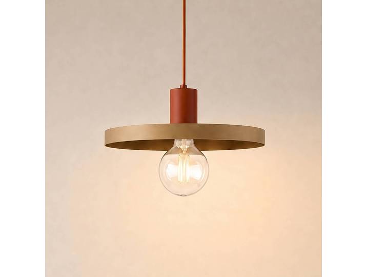 Hängelampe Sila TK Lighting, dimmbar, creme / amber, für Wohn- / Esszimmer, Metall, Modern, Pendelleuchte
