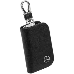 Mercedes-Benz Trucks Leder-Schlüsseletui schwarz MBT0232