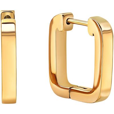Paar Creolen FIRETTI "Schmuck Geschenk Ohrschmuck Ohrringe", gold (gelbgoldfarben), Ohrringe, Damen, Edelstahl