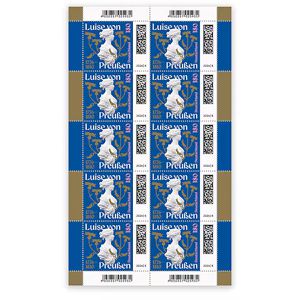 DeutschePost Briefmarken Set, 10 Stück à 1,80 EUR, Luise von Preußen, Großbrief, nassklebend