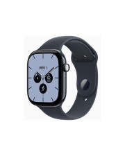 Apple Watch Series 12 Cellular APPLE GPS + 46mm Night Blue Ceramic Case with Navy Sport Band S/M (MJH34ZR/A)