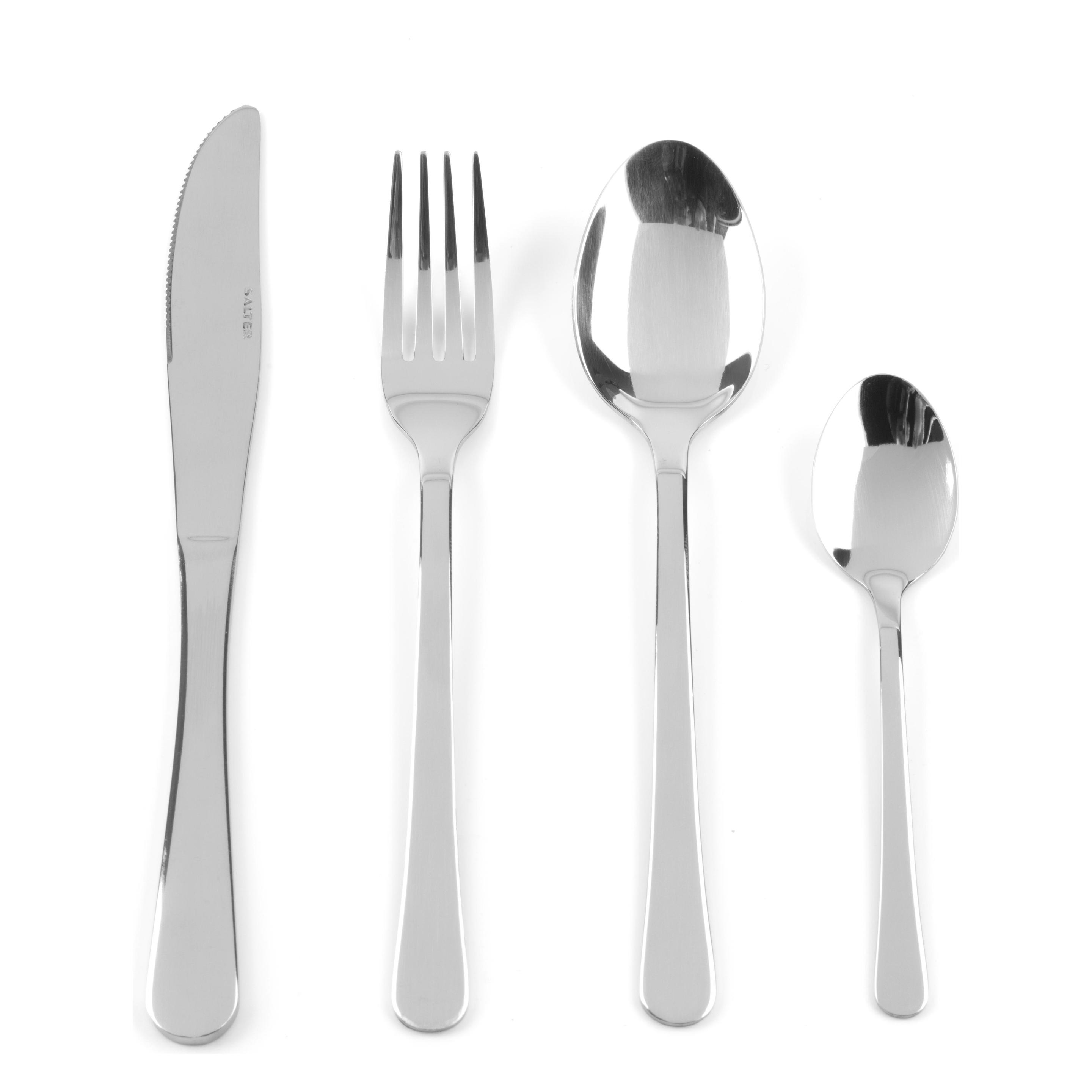 Salter BW065272EU7 Bakewell 24-Piece Cutlery Set (24 Stk., Besteck Set) (BW065272EU7)