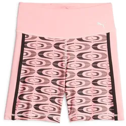 PUMA Retro Glam High-Waist Shorts Damen 62 - koral ice S