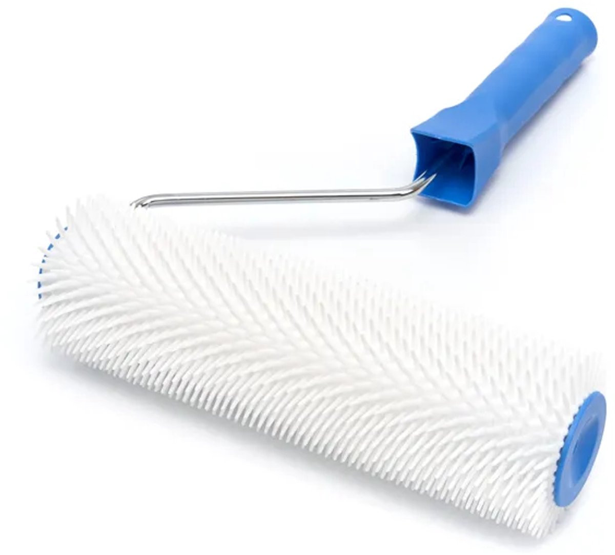 Ontluchtingsroller met non-slip grip, blauw-wit, Breedte: 23 cm, Hoogte: 10 cm