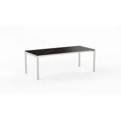 sitMOBILIA Gartentisch Ventura 210 x 95 cm Edelstahl Oxido Flame