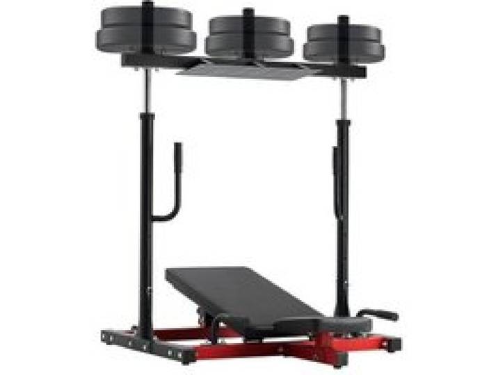 VEVOR Presse à Cuisse Verticale, Appareil Musculation Jambes et Cuisses en Acier au Carbone, Capacité de 249,5 kg, Équipement pour Bas du Corps Quadriceps, Ischio-jambiers, Fessiers et Mollets, Gym