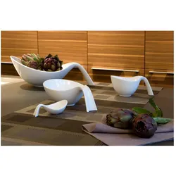 Villeroy & Boch Flow, Schüssel + Schale, Weiss