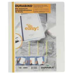 Durable Sichthefter »Durabind« A4, Fassungsvermögen 30 Blatt weiß, 22x31 cm