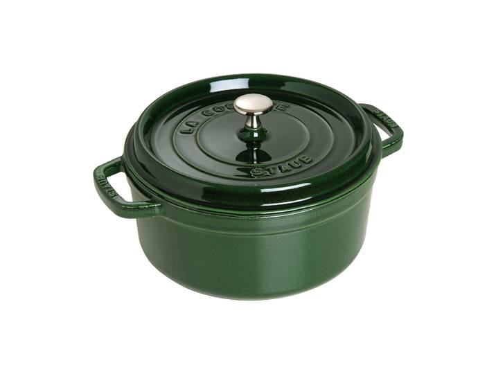 STAUB Cocotte ronde La Cocotte Staub fonte 5,2 L Basilic vert