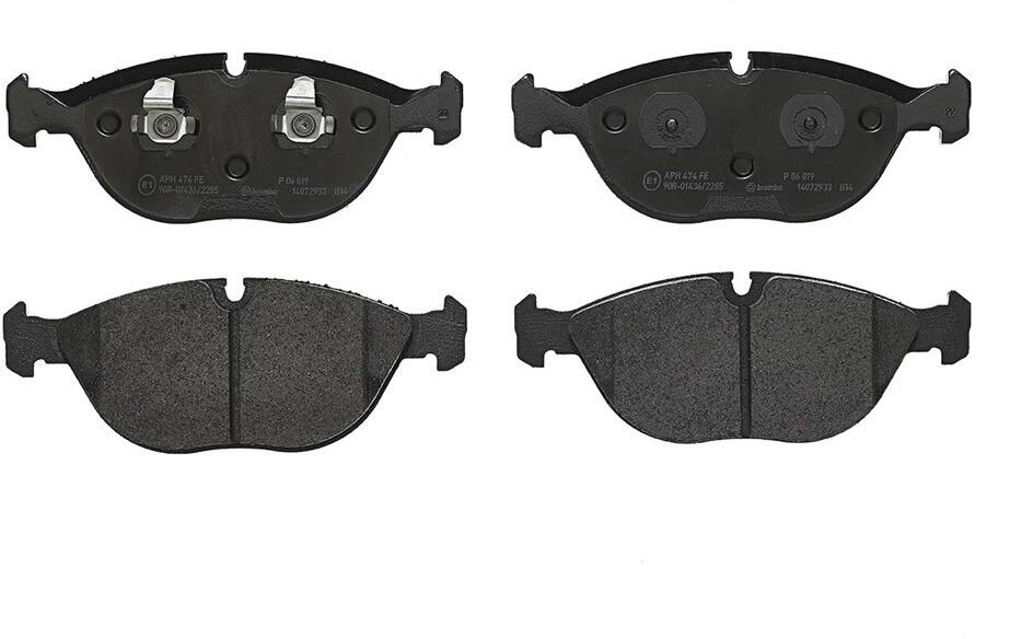 Brembo Bremsbelagsatz, Scheibenbremse Bremsbeläge, Richtungsgebunden P 06 019 Für Mercedes Vw Bmw Chrysler Bentley
