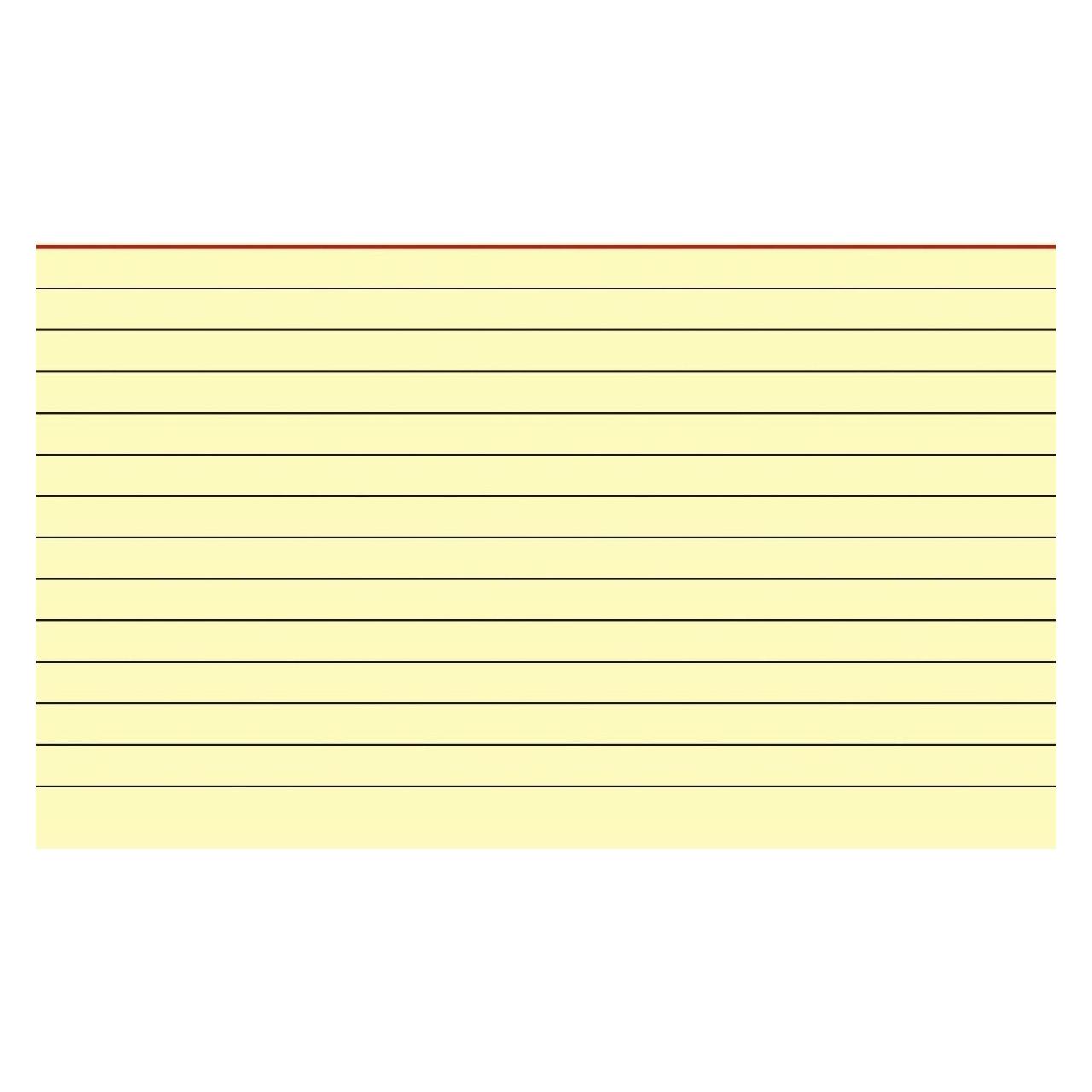 Brunnen KARTEIKAR.A6 LIN GELB/Pà100 (A6, 180 g/m²) (2260110)