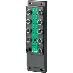 Eaton 174744 SWD Block-Modul Ein-/Ausgabemodul IP69K, 16 Eingänge 24 V DC mit Versorgung, 8 E/A-Buchsen M12 EU8E-SWD-16DX