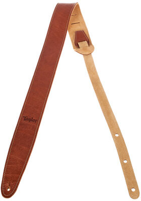Taylor Suede Guitar Strap Med. Brown Medium Brown