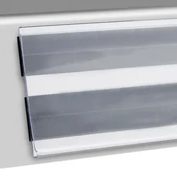 Scannerschiene DBR, magnetisch 52 mm | 200 mm, PVC, transparent