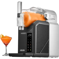 VEVOR Slush Maschine Mini 2 L, Kein Eis erforderlich, Slushie Maschine für Zuhause mit Selbstreinigung und 6 Voreingestellten Programmen, Zubereitung von Milchshakes, Frappés und Gefrorenen Cocktails