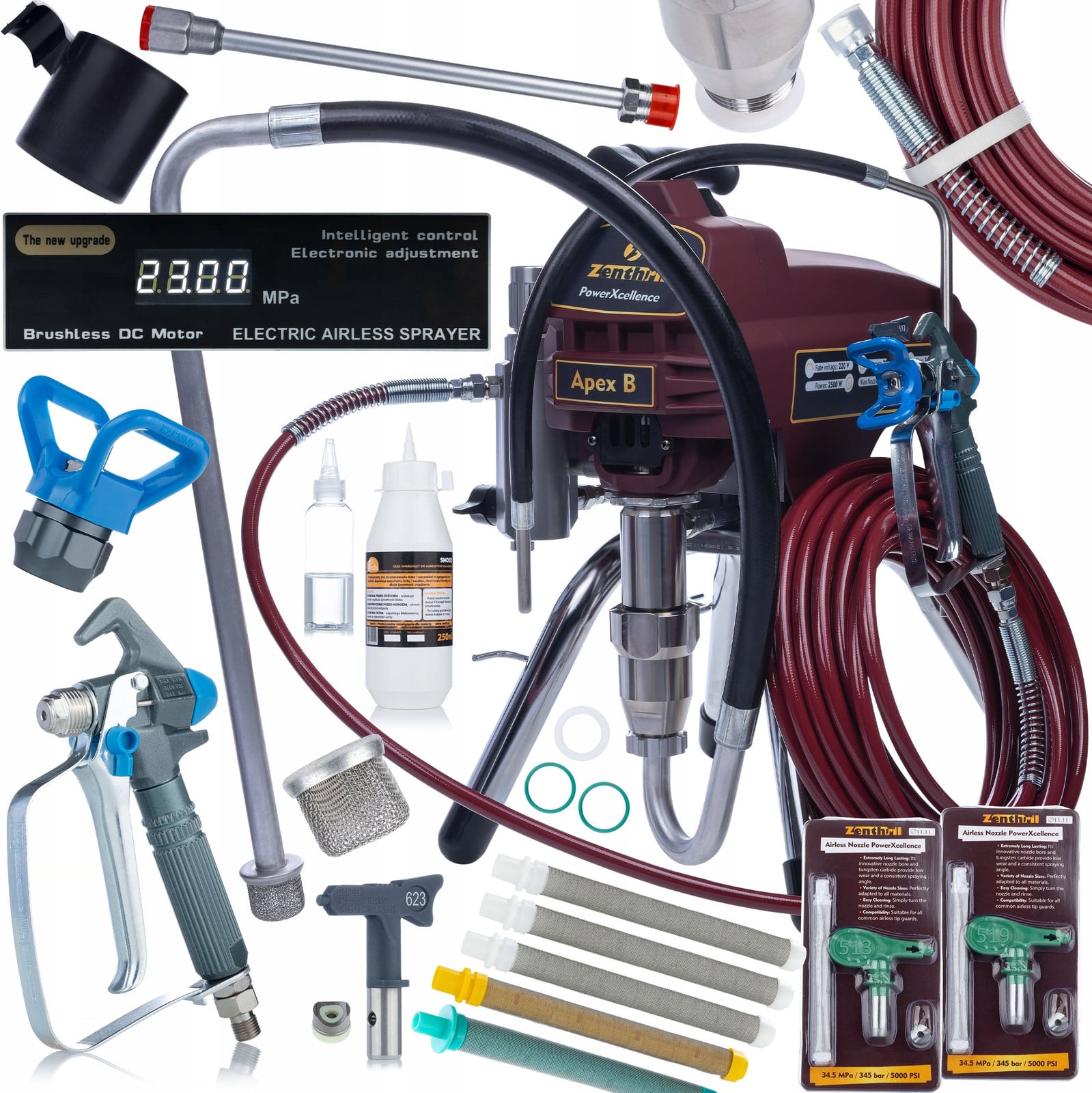 Zenthril Apex B Starterkit met spuitpistool en accessoires