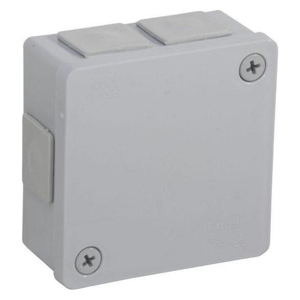 Viplast Puszka natynkowa pusta 6 wlotów VP-22 SZARA IP55 86x86x40mm 022-03 (VIPLAST)