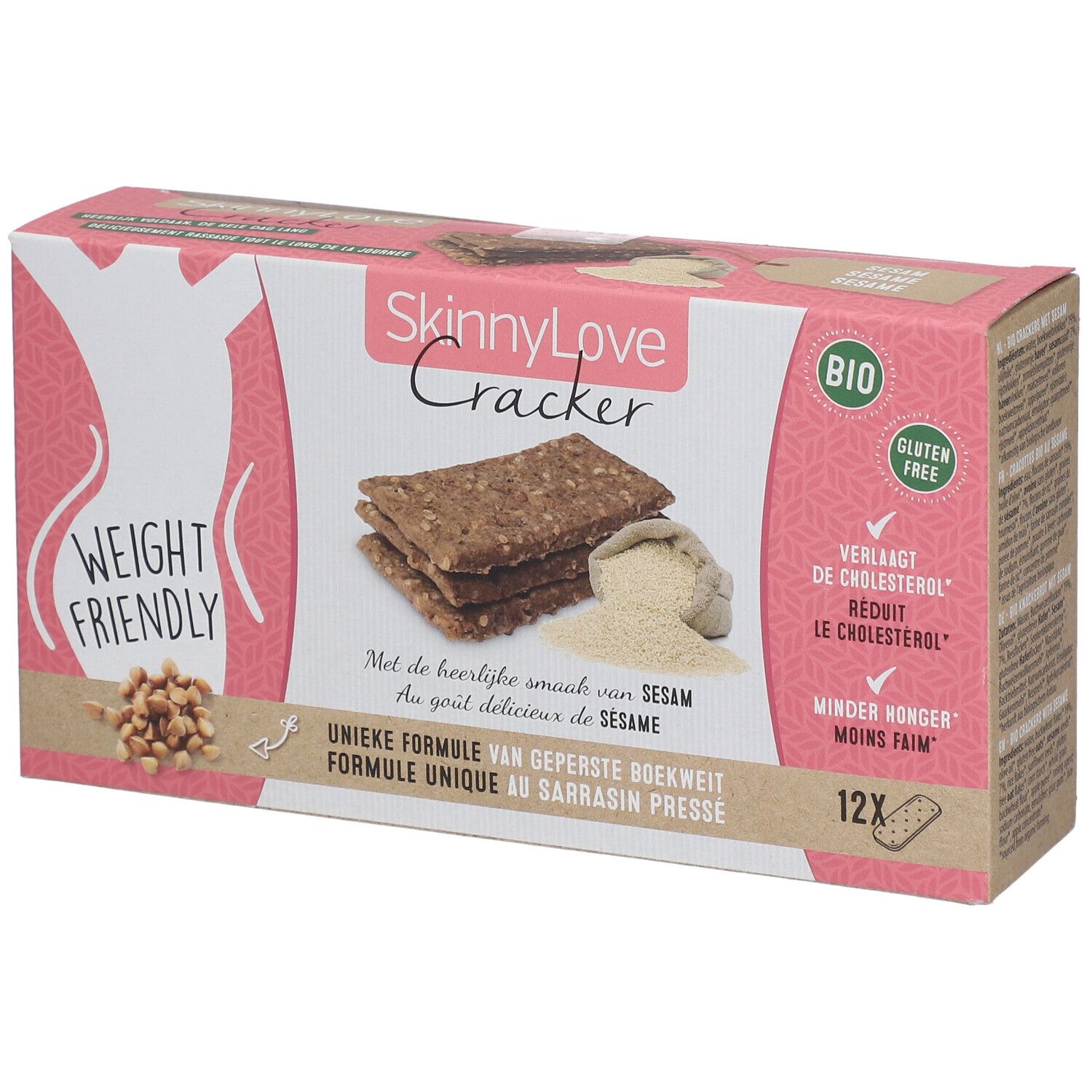SkinnyLove Cracker Sesam Bio 180 g Kekse