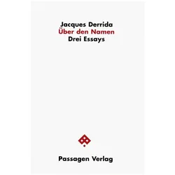 Über den Namen, Fachbücher von Jacques Derrida, Hans-Dieter Gondek, Markus Sedlaczek, Peter Engelmann