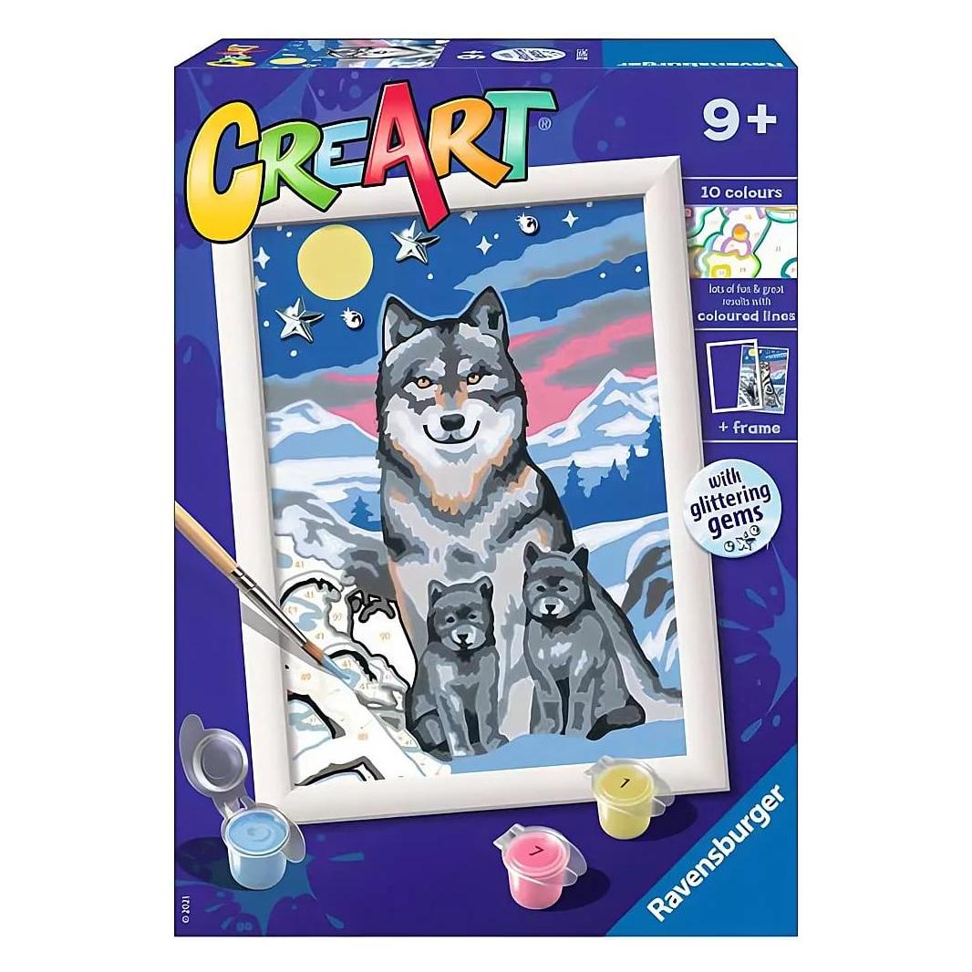 Ravensburger CreArt Wonderful Wolf Family (20044 3)