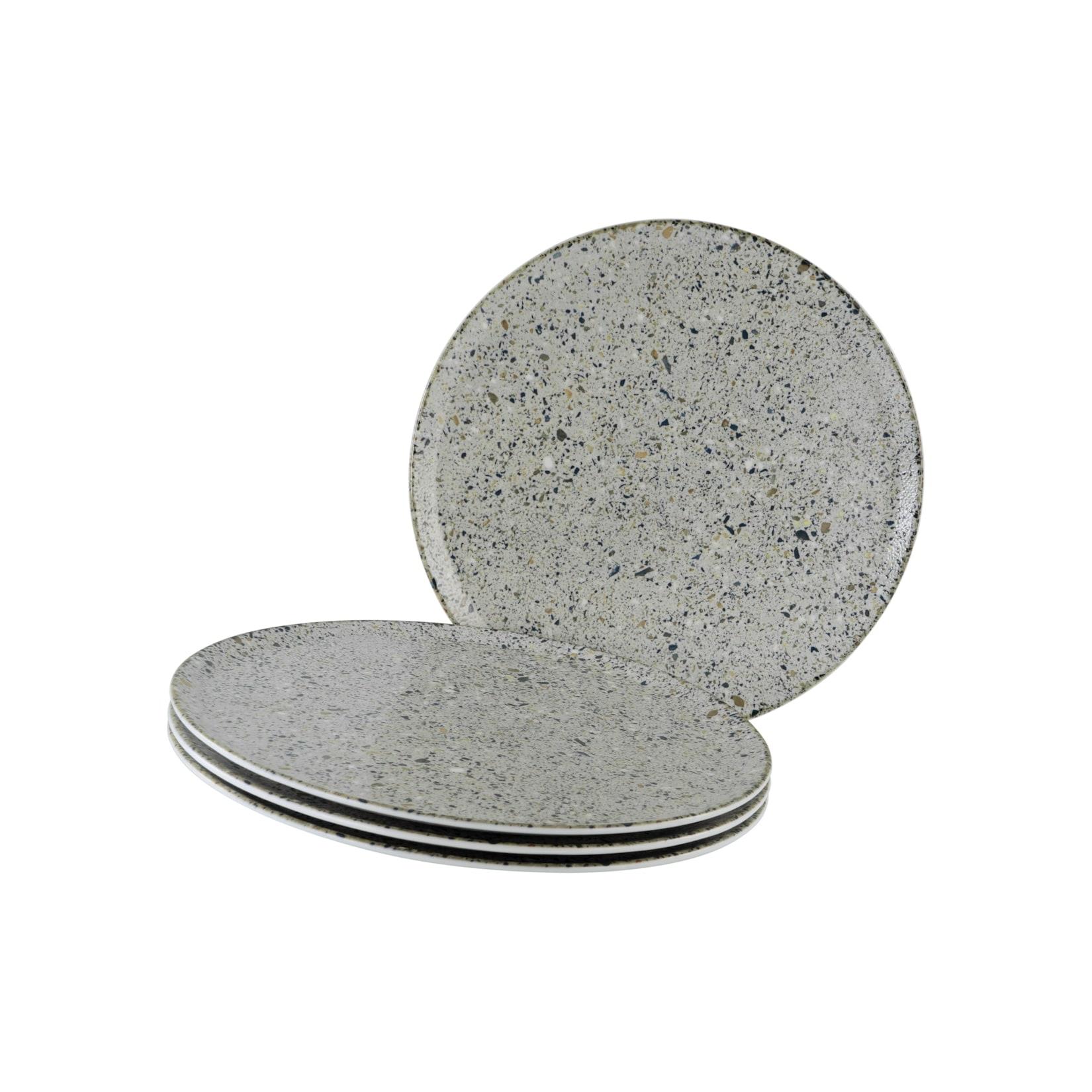 CreaTable - 24694 Stone Collection Genua, Pizzateller 4-tlg