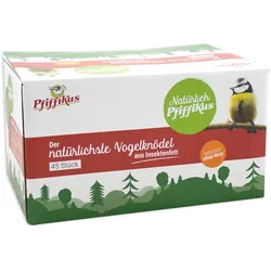 Natürlich Pfiffikus Insektenfettknödel | 45er Karton Vogelfutter