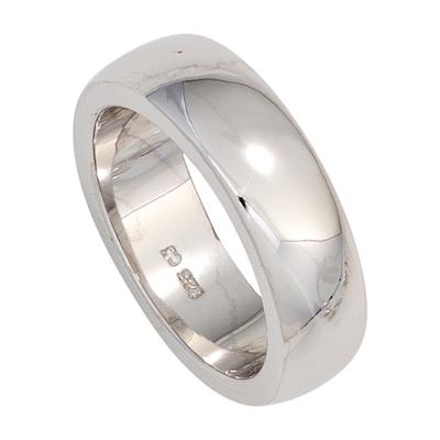 Silberring JOBO Gr. 54, silber (silber 925), Fingerringe, Damen, 54, Silber 925 (Sterlingsilber), Silberring, 925 Silber