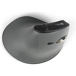 Bakker Elkhuizen BakkerElkhuizen FastForward Pro 3-Mode Vertical Mouse (Kabelgebunden, Kabellos), Maus, Schwarz, Grau