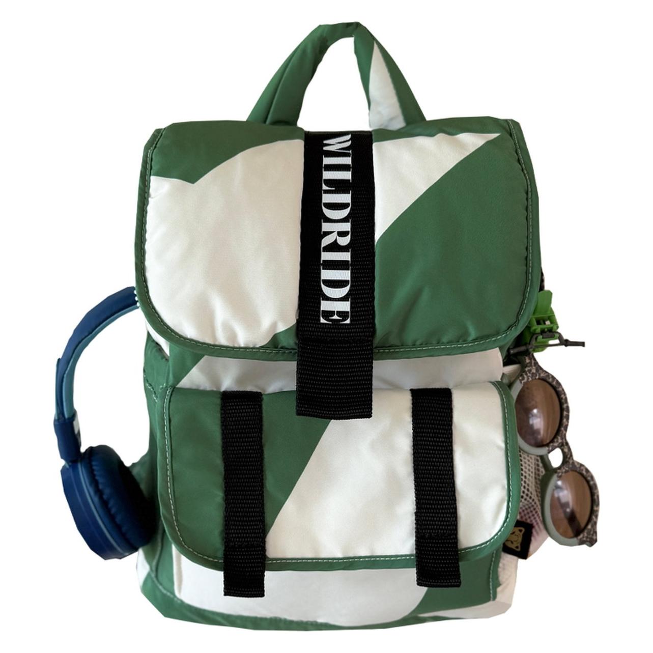 Wildride Kids Backpack Green Graphic (W2710009)