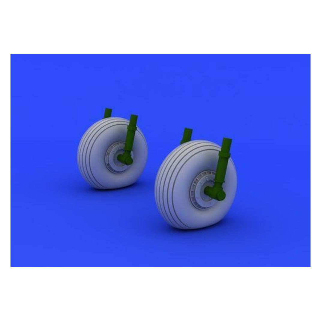 Eduard C-47 wheels for Airfix (672046)