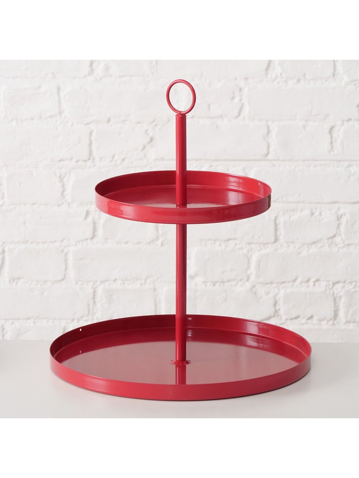 Boltze Etagere "Samina" in Rot - (H)34 cm - onesize