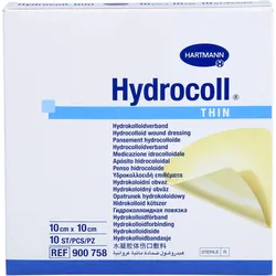 Hydrocoll Thin Wundverband 10x10 cm 10 ST
