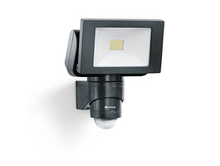 Steinel Projecteur LED extérieur LS 150 S avec détecteur de mouvement 240° 12 m\, 4000 K\, 14\,7 W\, noir\, pour jardin\, garage