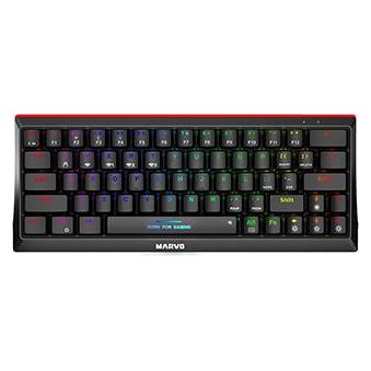 Marvo HECATE 61WR Tastatur Tri-mode US, schwarz mechanische (US, Kabellos) (9133344)