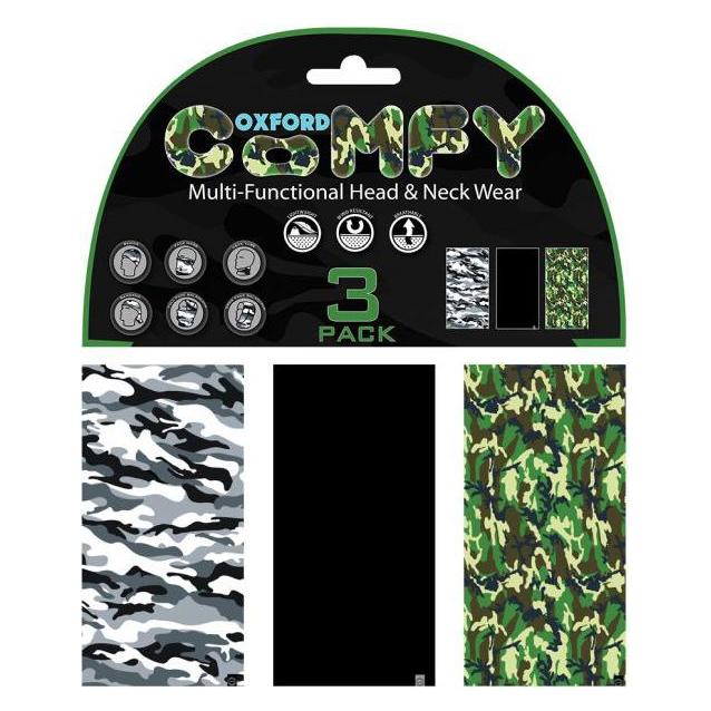 Oxford Comfy Camo 3 Pack (NW123)