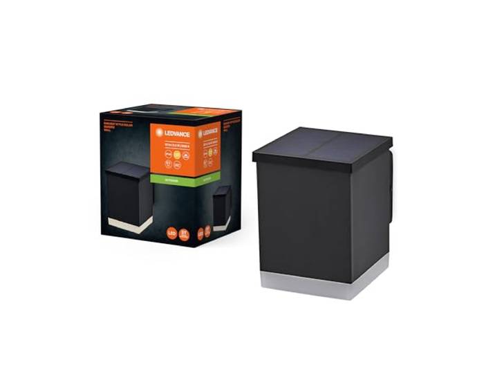 LEDVANCE ENDURA STYLE SOLAR QUADRO WALL Außenleuchte, 0,5W, 50lm