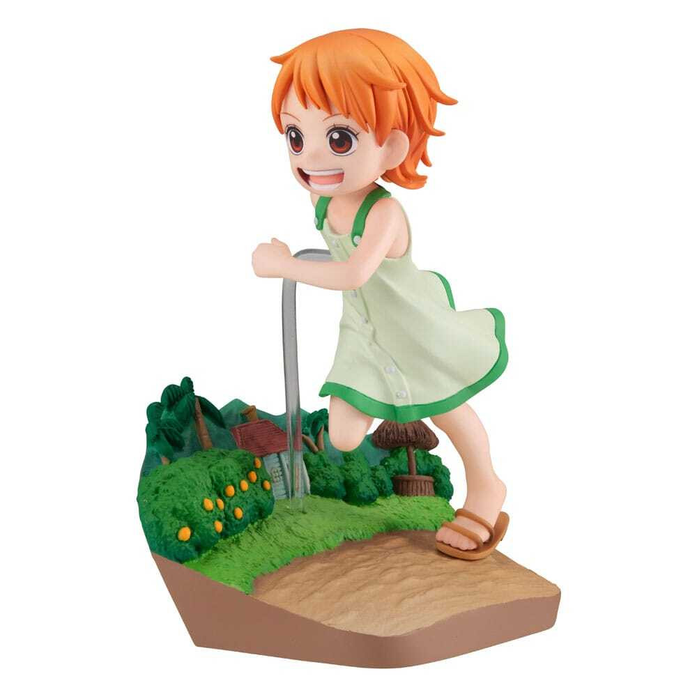 Megahouse One Piece Gem Series Nami Run Run Run figuur, groen, 11 cm