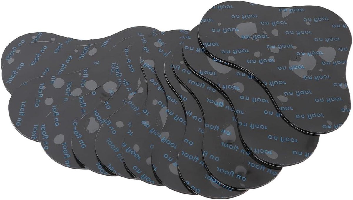 12 stuks Transparante Antislipstrips voor Vloerbescherming - Herbruikbare en Wasbare Rubbertapes