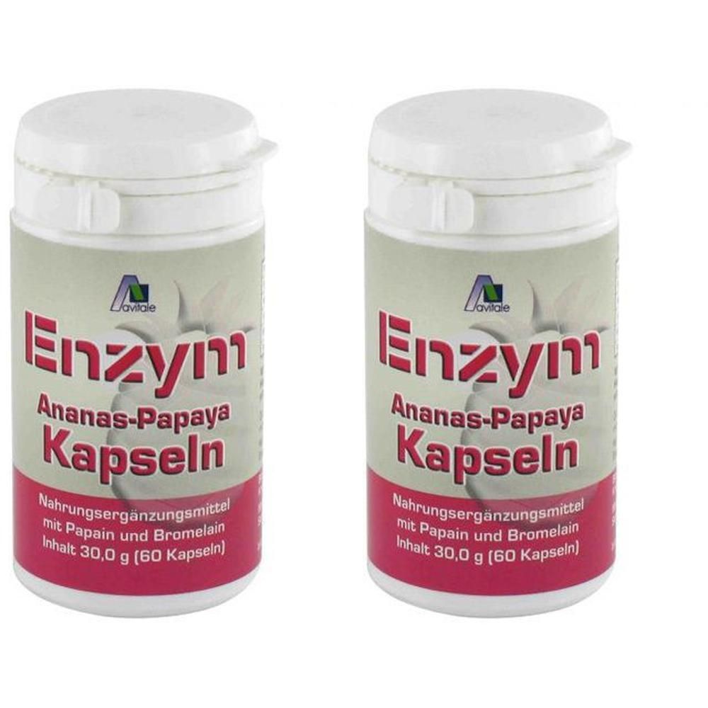 Enzym Ananas Papaya Kapseln 2x 2x60 St