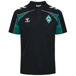 hummel SV Werder Bremen Travel Polo 26/27 Herren - schwarz/grün -