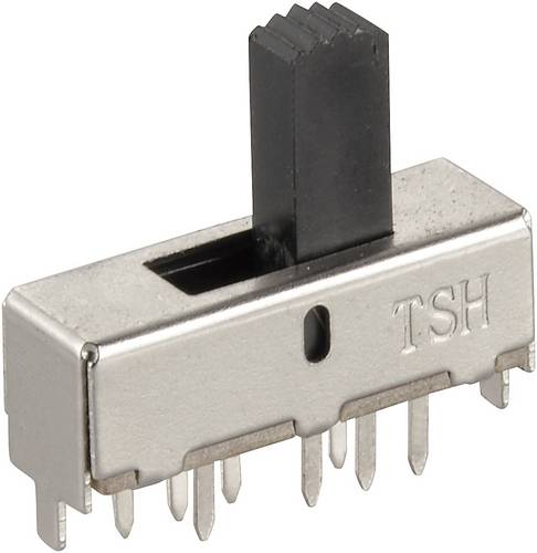 TRU COMPONENTS 6259488 Schiebeschalter 250 V/AC 1.5A 2 x Ein/Ein/Ein