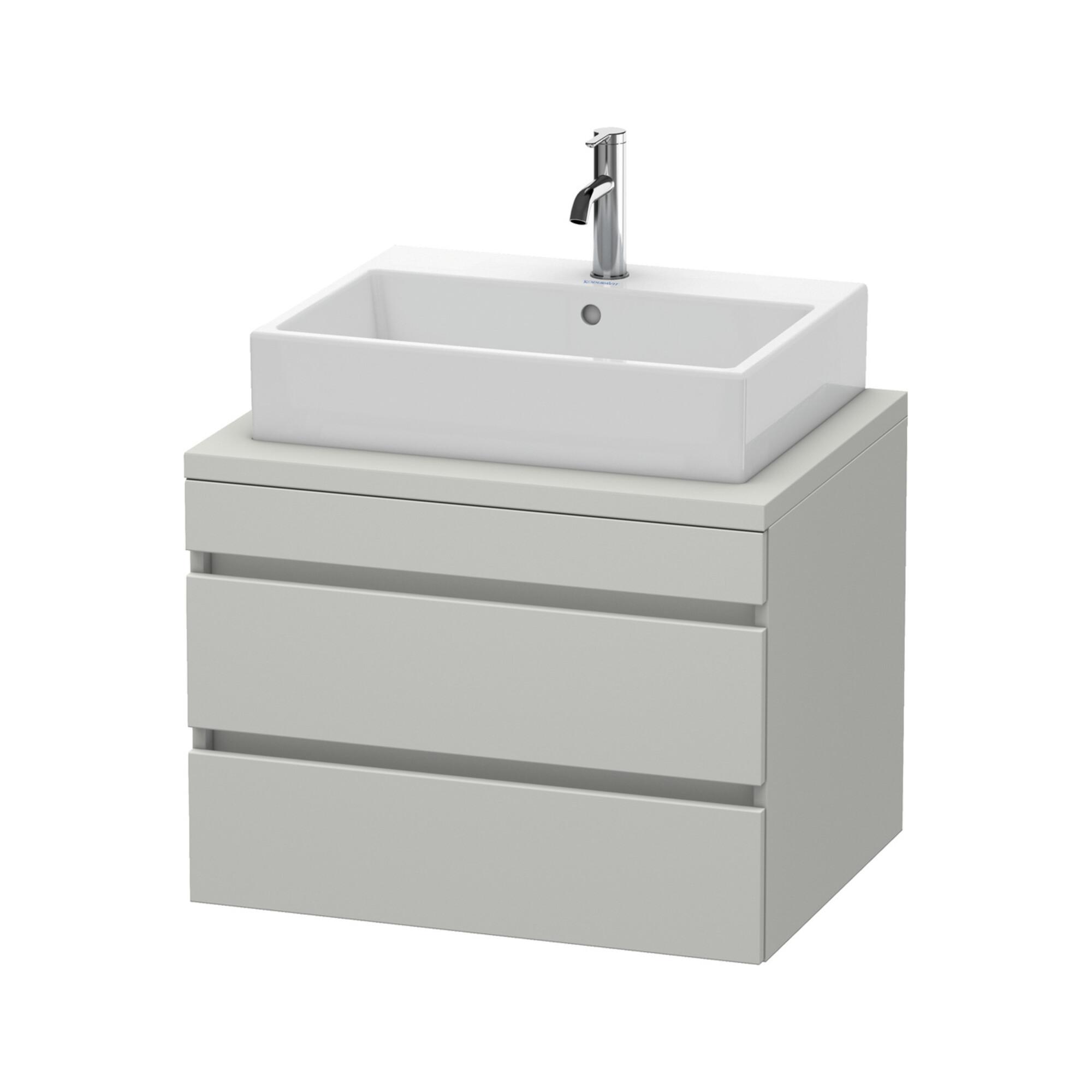 Duravit Waschtischunterschrank DuraStyle 70x54,8cm, betongr ma, f Kons, 2 SchKa. (DS531600707)
