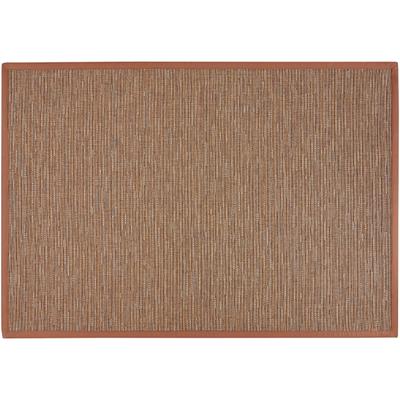 Dekowe "Naturino Effekt" rechteckig 8 mm Höhe Flachgewebe, Sisal-Optik, mit Bordüre, In- und Outdoor geeignet